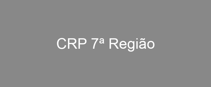 Provas Anteriores CRP 7ª Região